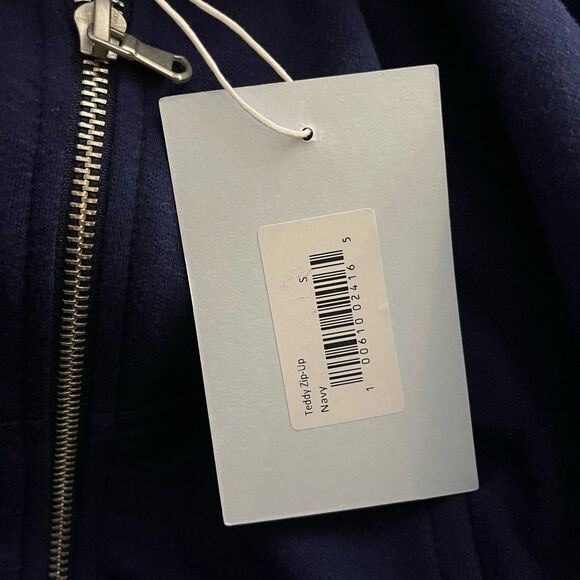 NWT Hill House Teddy Zip Navy Blue Hoodie Size Small - Picture 5 of 10